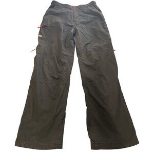Vintage Aeropostale Cargo Pants Mens S Track Windbreaker Baggy Lined Green Y2K